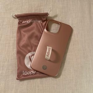 Loopy iPhone 13 Pro Max case rose gold